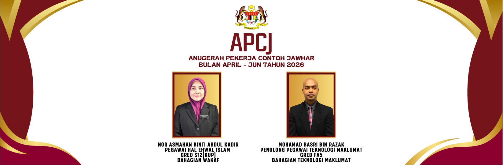 Anugerah Pekerja Contoh JAWHAR April hingga Jun 2026
