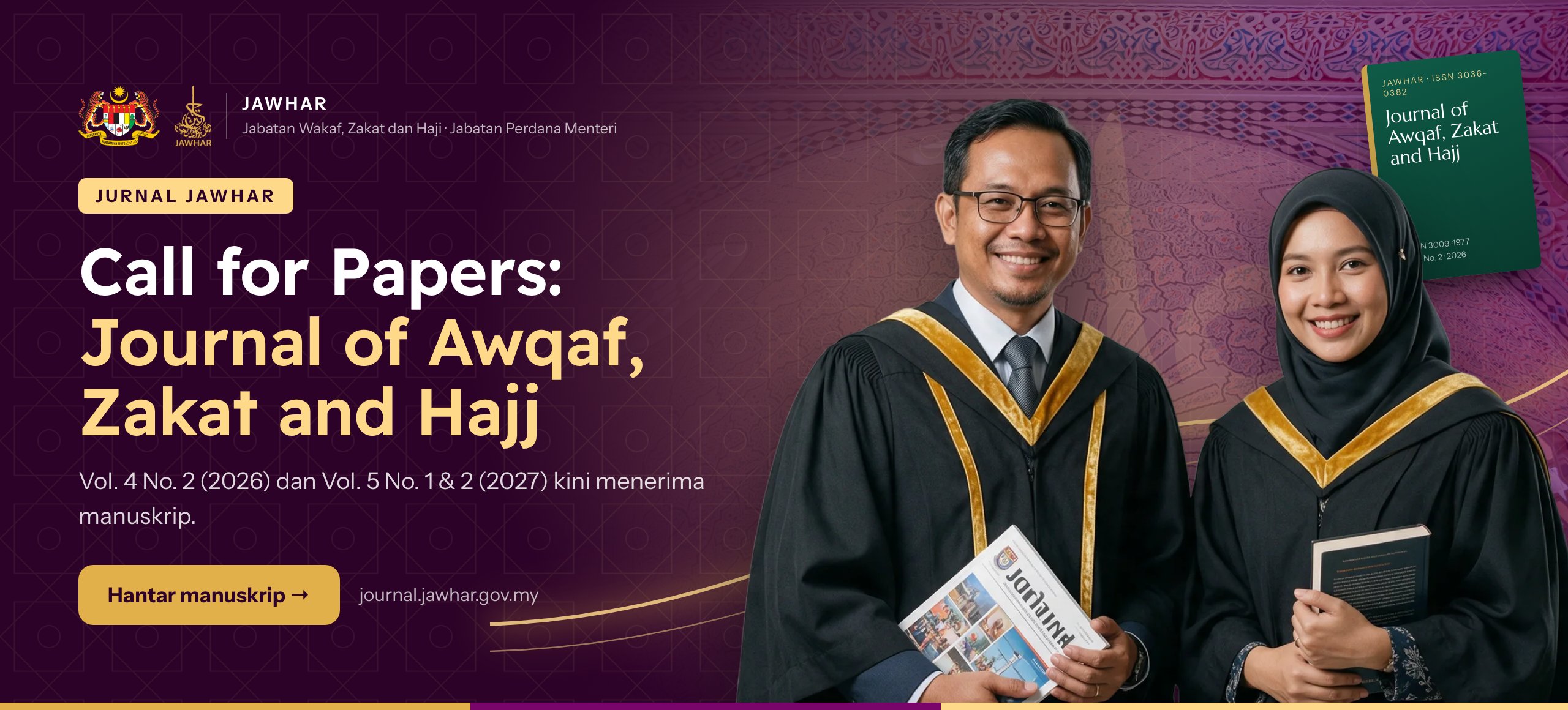 Call for Papers: Journal of Awqaf, Zakat and Hajj