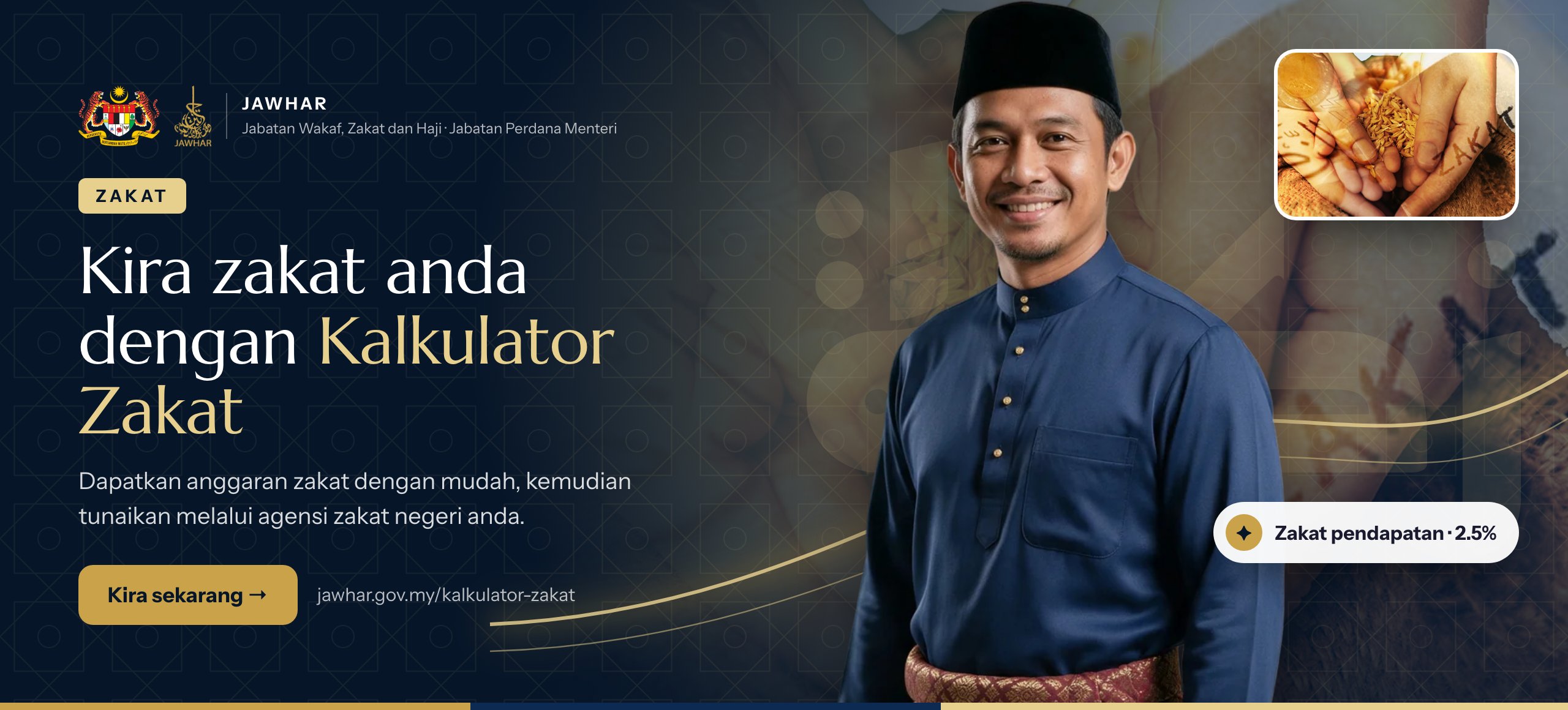 Kira zakat anda dengan Kalkulator Zakat